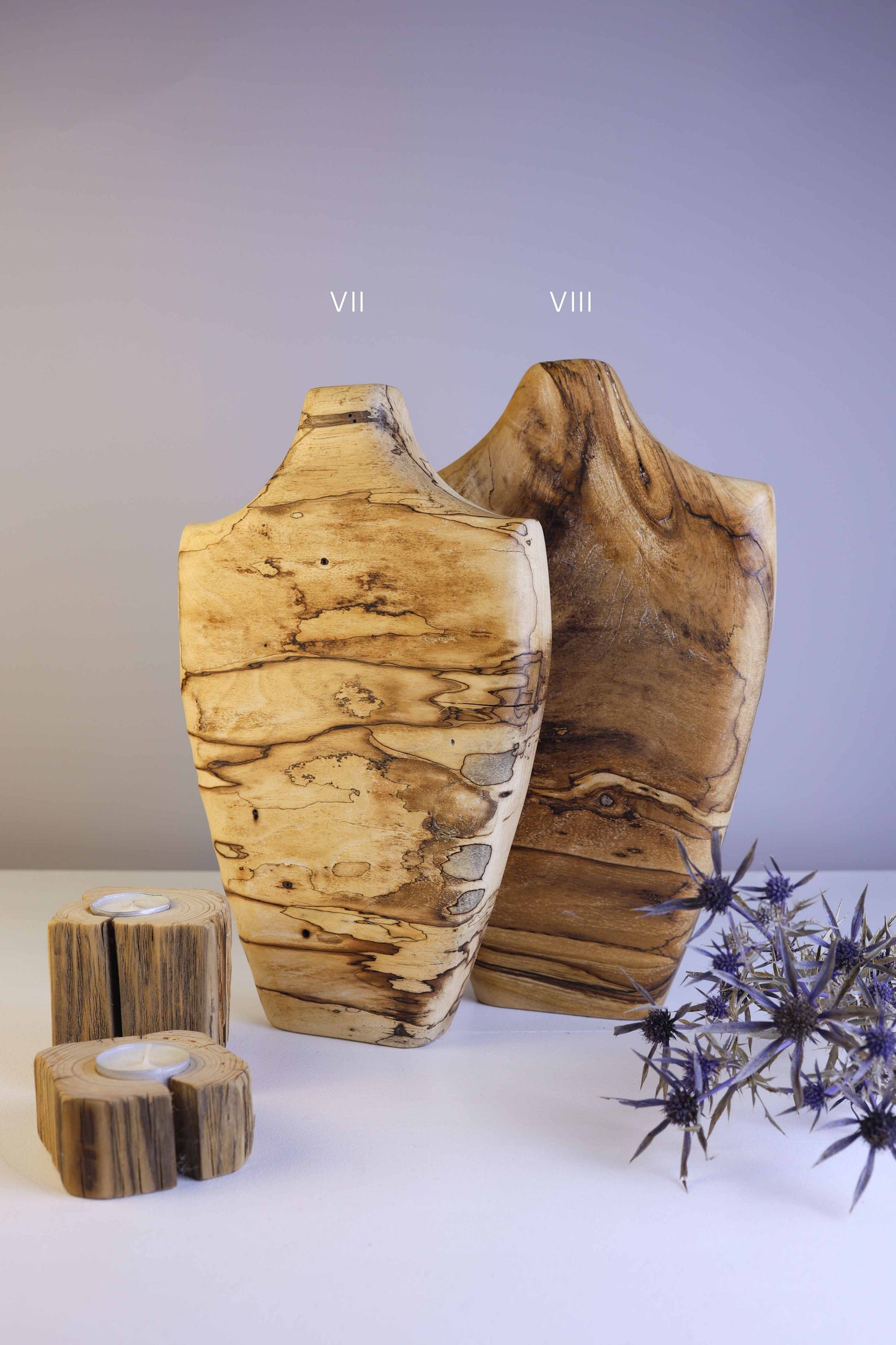 Sculptural Vase VII & VIII (Set)