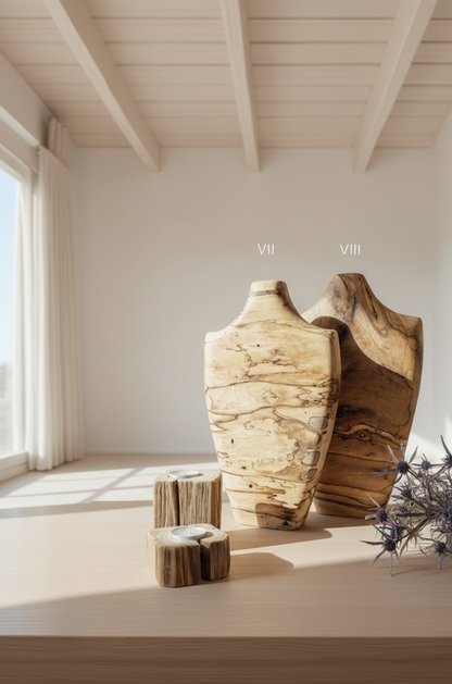 Sculptural Vase VII & VIII (Set)